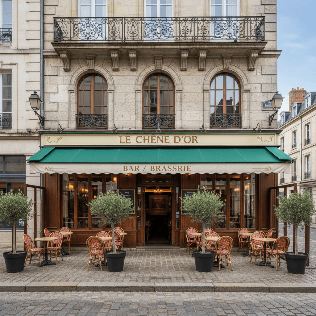 Bar-brasserie 385m² à Neufchâteau : terrasse - licence IV - Image 1