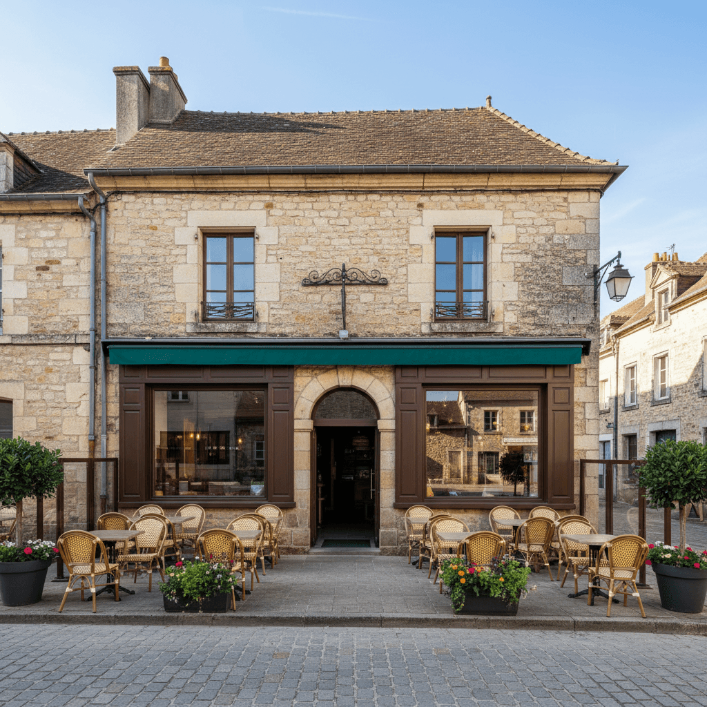 Bar-brasserie 152m² à Beaumontois En Périgord : terrasse - licence IV - Image 1