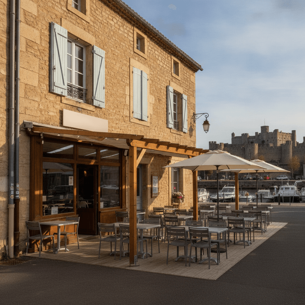 Snack 150m² à Carcassonne : terrasse - licence IV - Image 1