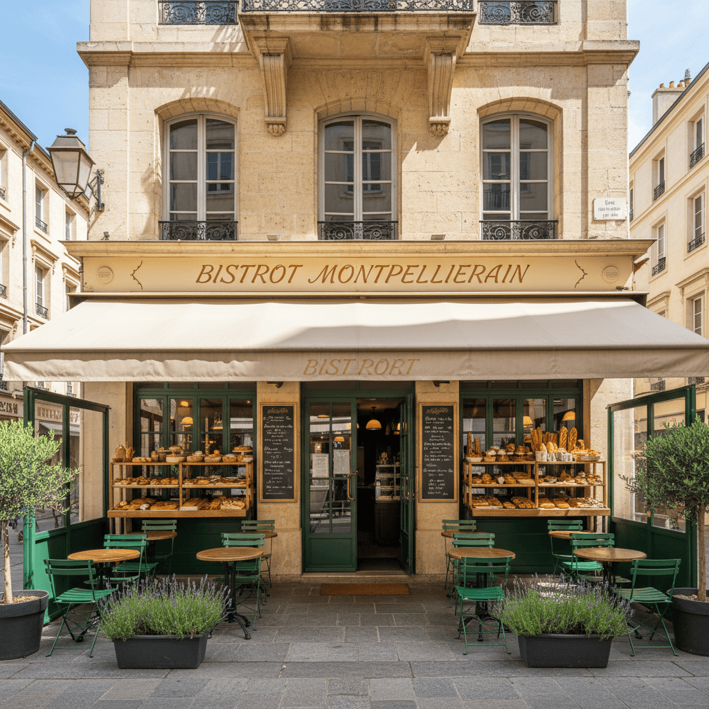 Restaurant 65m² à Montpellier : terrasse - licence IV