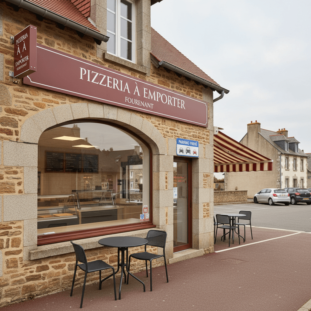 Fast-food 81m² à Fouesnant : cuisine équipée - cave/réserve - Image 1
