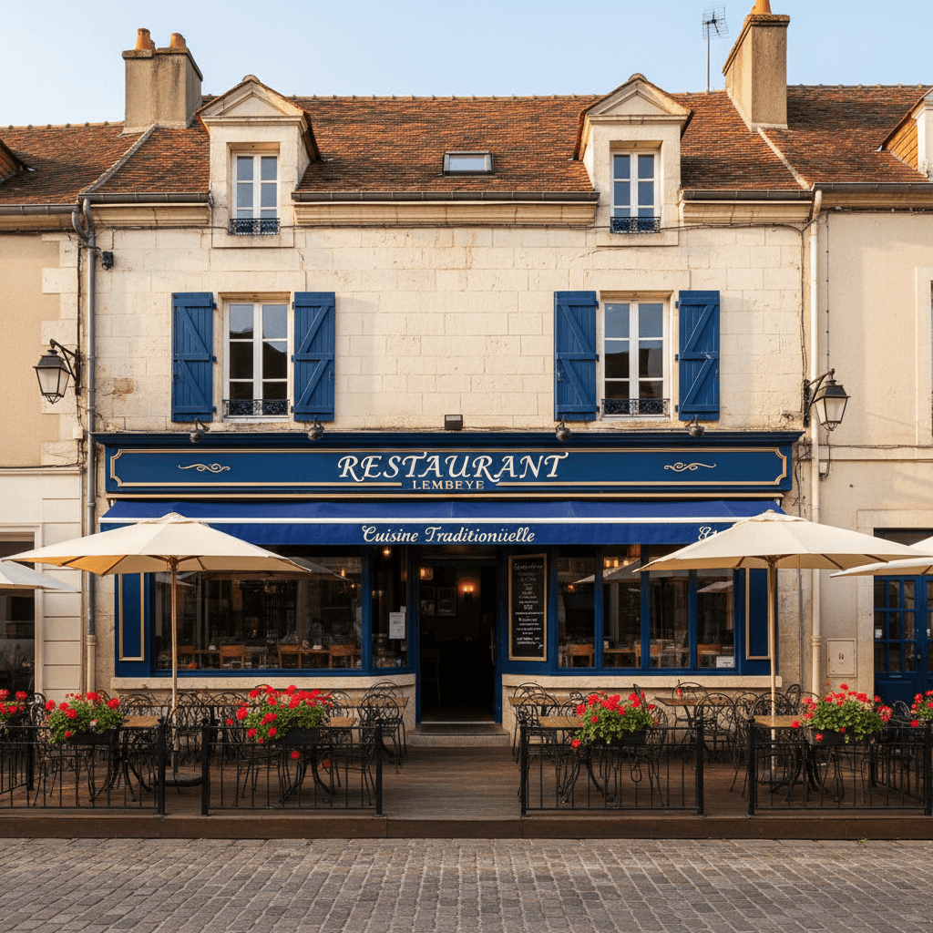 Restaurant 90m² à Lembeye : terrasse - licence IV - Image 1