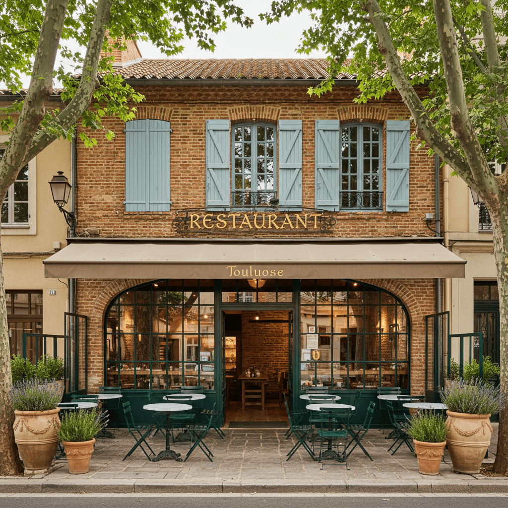 Restaurant 880m² à Toulouse : terrasse - licence IV - Image 1