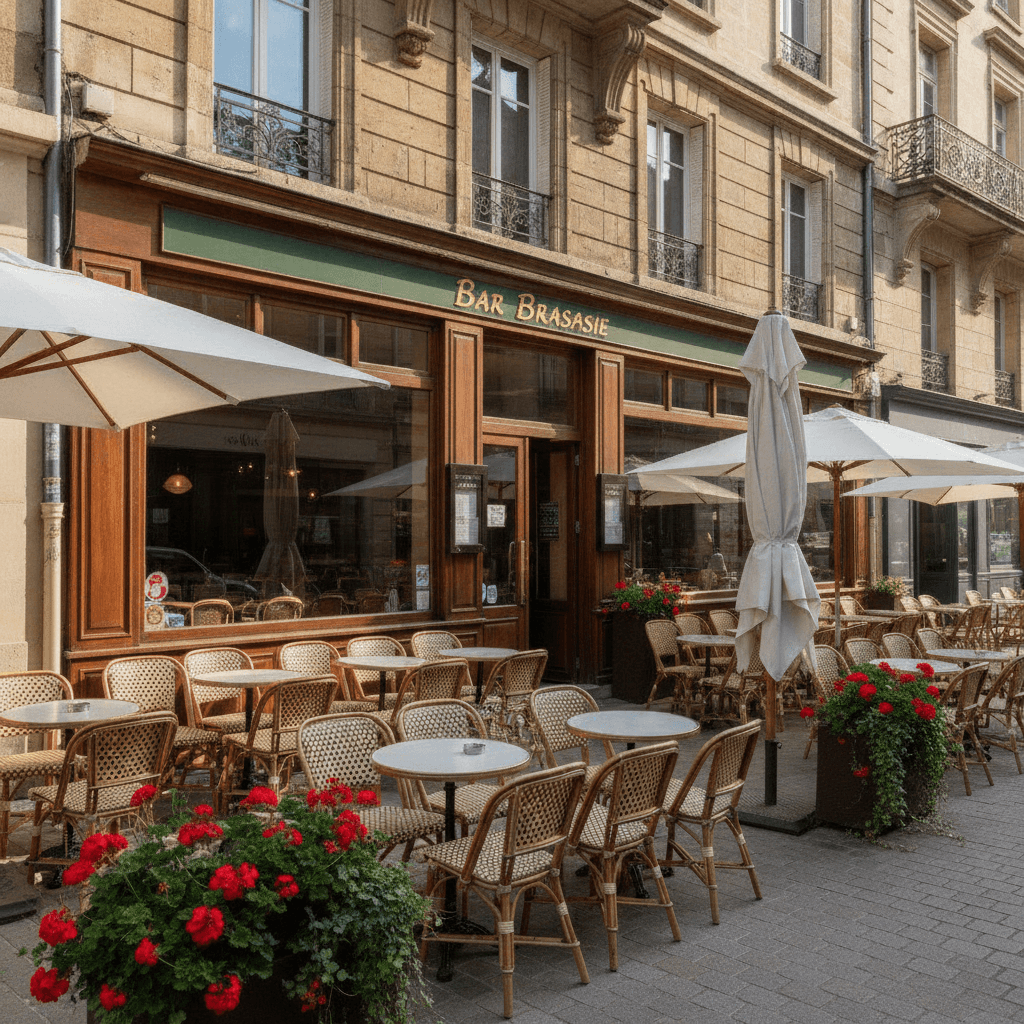 Bar-brasserie 250m² à Bron : terrasse - licence IV - Image 1