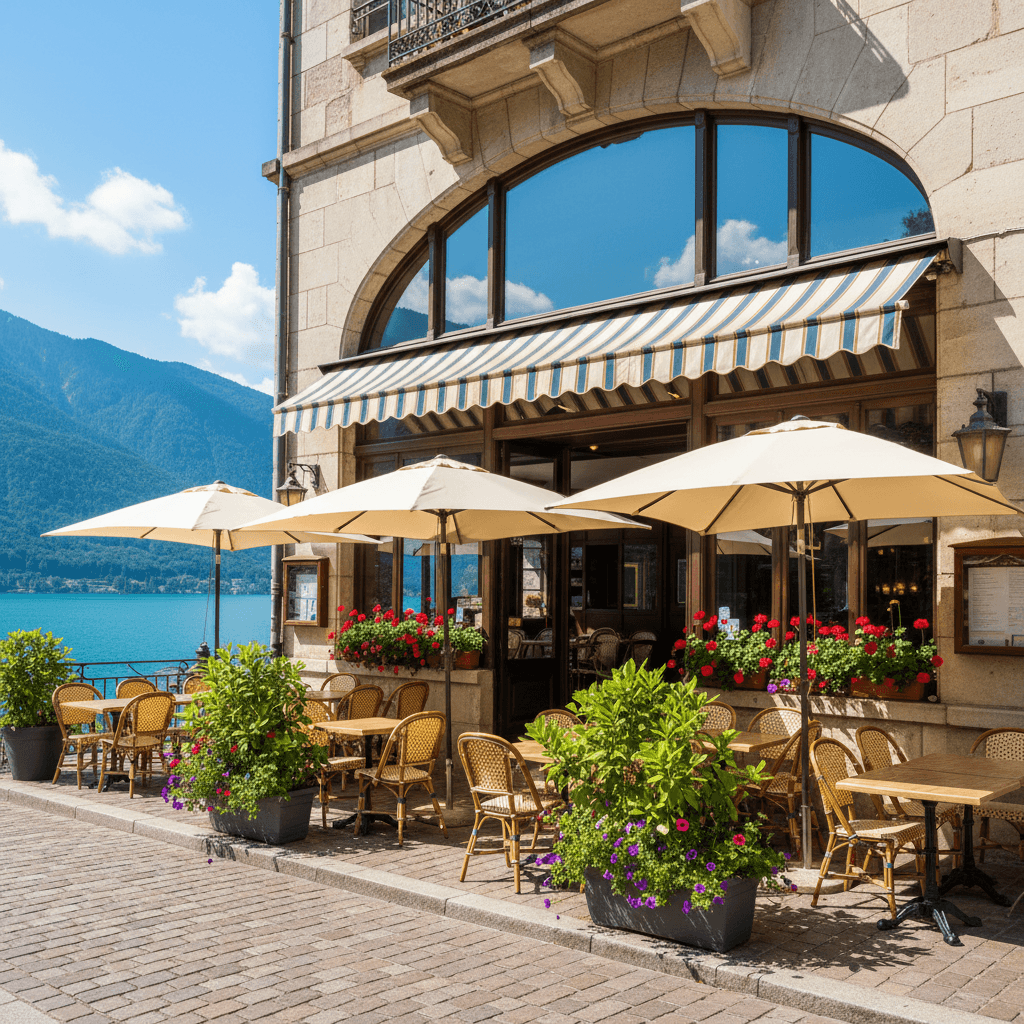 Restaurant 50m² à Aix-Les-Bains : terrasse - licence IV - Image 1
