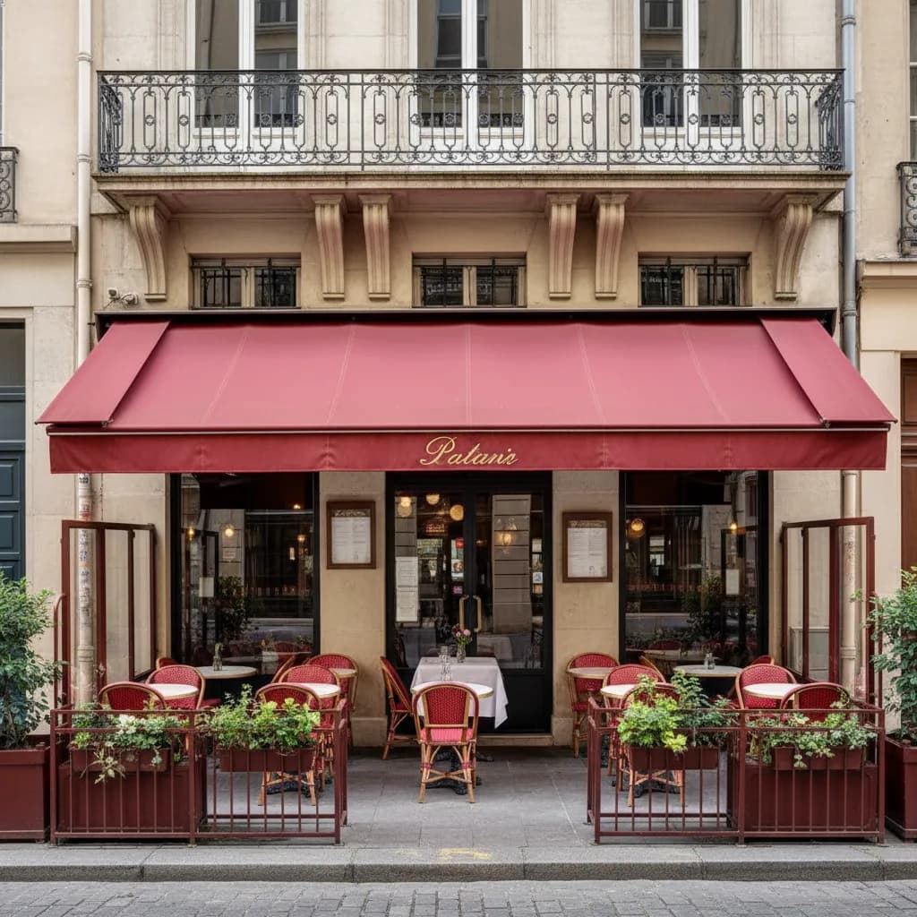 Restaurant 110m² à Lyon : terrasse - extraction - Image 1