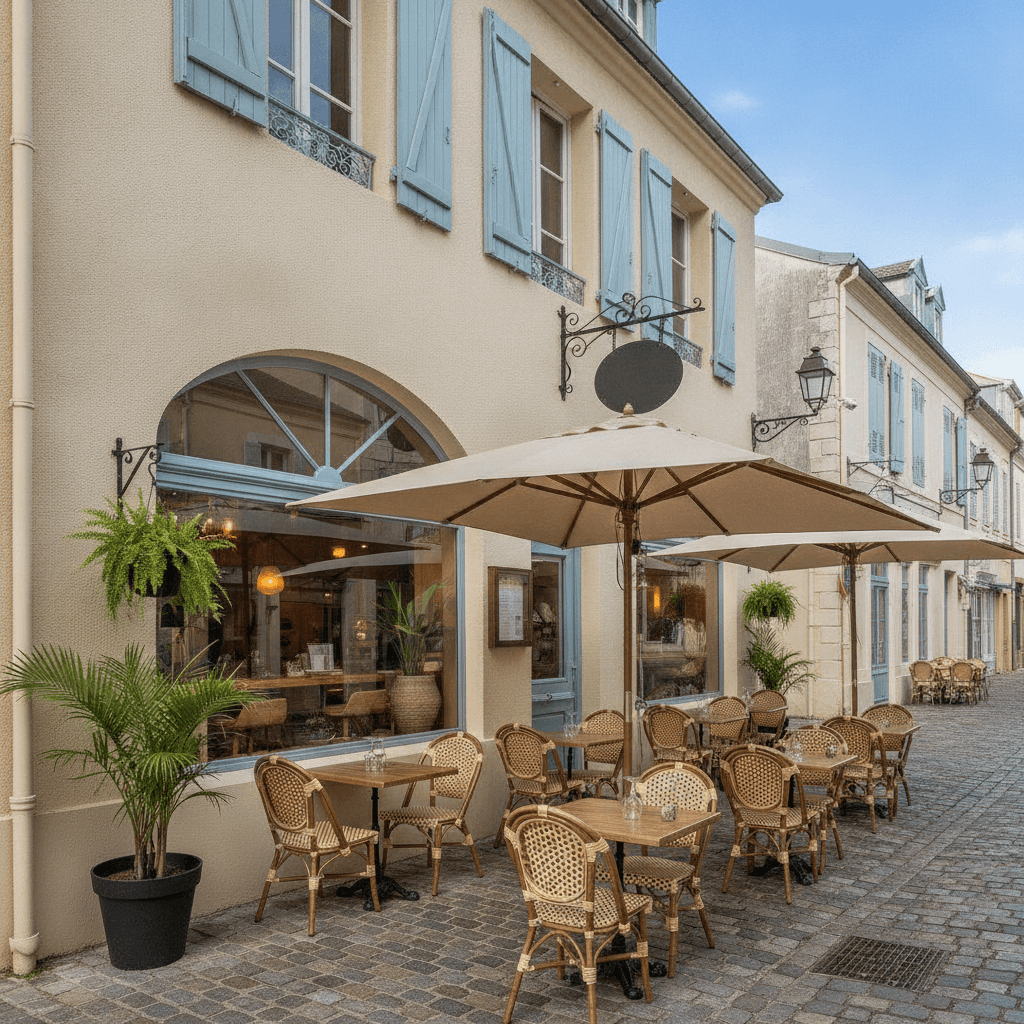 Restaurant 120m² à Saint-Pierre : terrasse - licence IV - Image 1