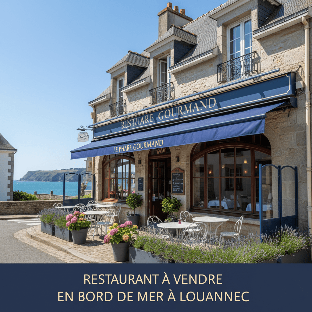 Restaurant à Louannec : terrasse - licence IV - Image 1