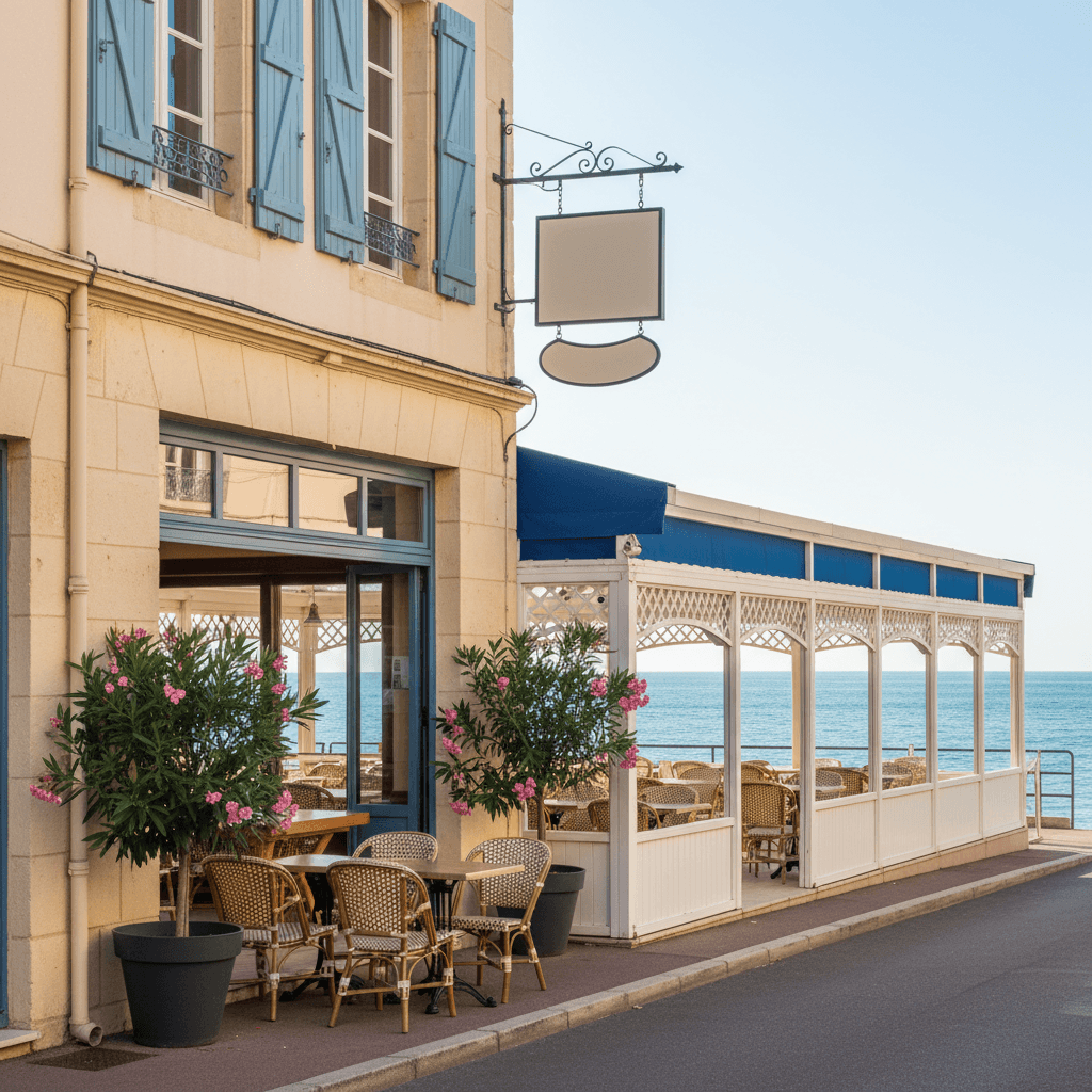 Restaurant 207m² à Berriac : terrasse - extraction - Image 1