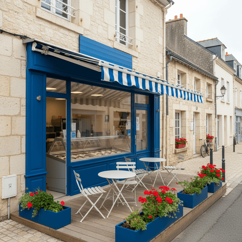 Snack 33m² à Saint-Denis-D'Oléron : terrasse - Image 1