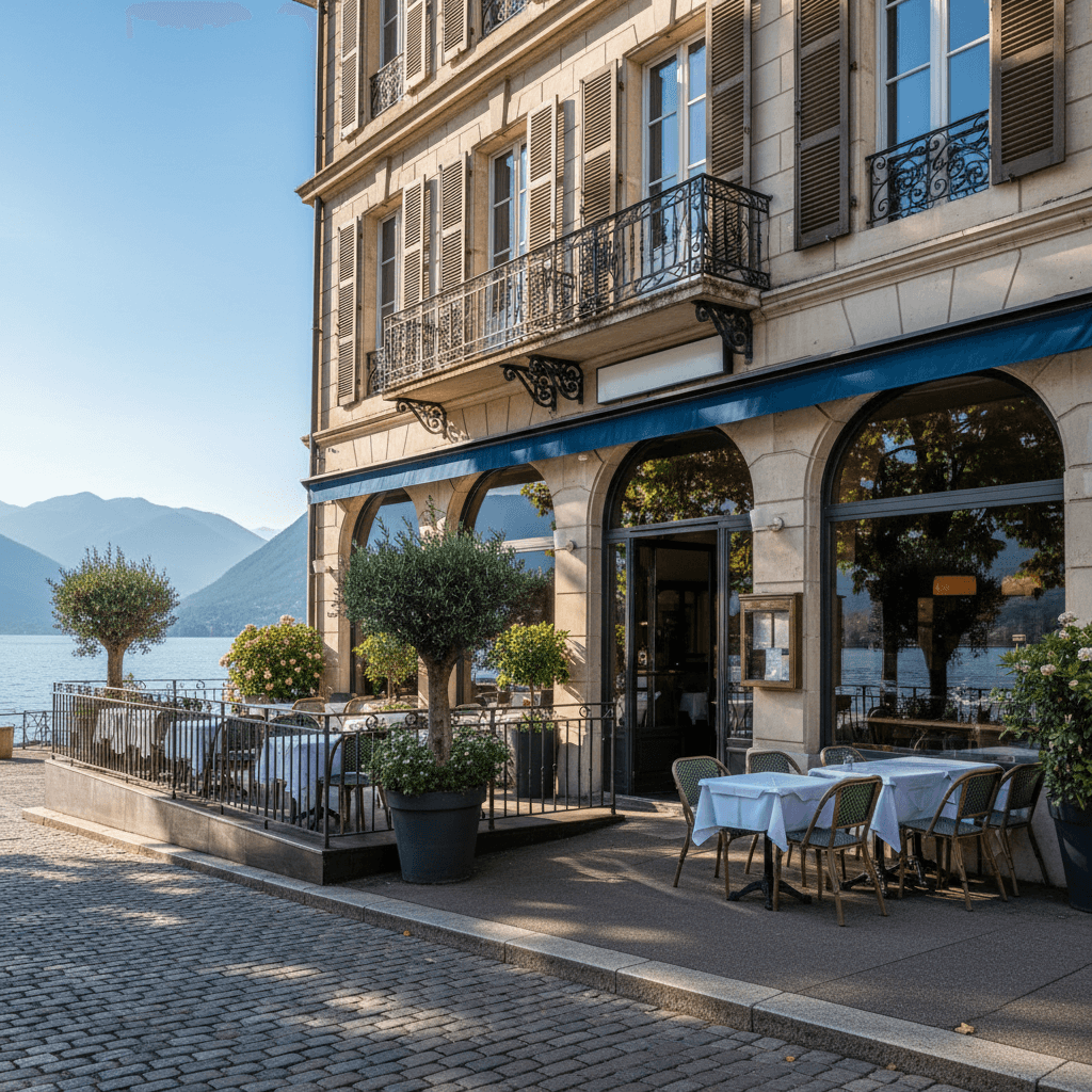 Restaurant 2039m² à Chambéry : terrasse - licence IV - Image 1
