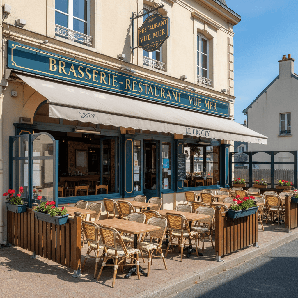 Bar-brasserie 220m² à Le Crotoy : terrasse - licence IV - Image 1