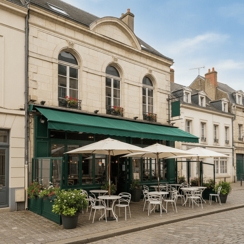 Bar-brasserie 400m² à Saint-Omer : terrasse - licence IV - Image 1