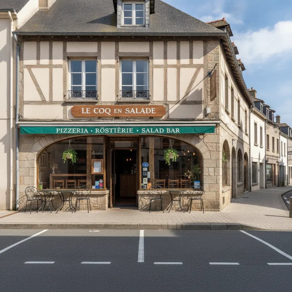 Restaurant 40m² à Quimper : cuisine équipée - parking - Image 1