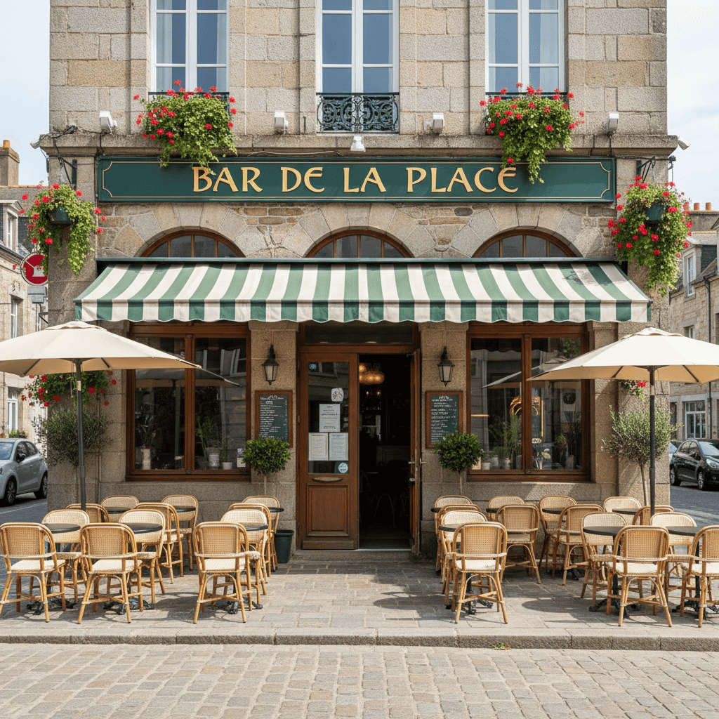 Bar-brasserie 500m² à Vannes : terrasse - licence IV - Image 1