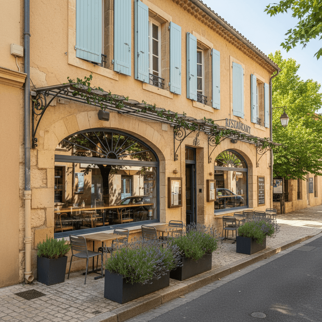 Restaurant 101m² à Aix-En-Provence : terrasse - extraction