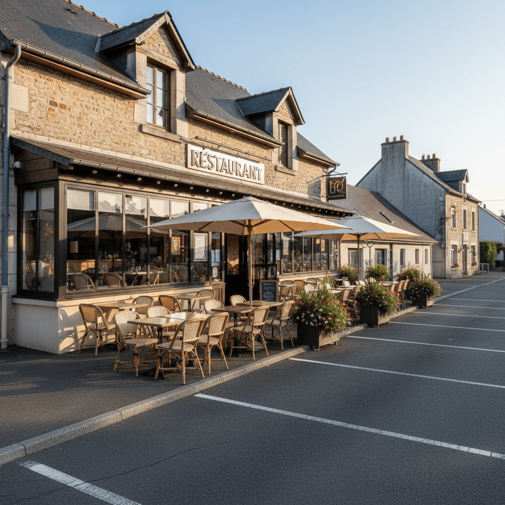 Restaurant à Sèvremoine : terrasse - licence IV - Image 1