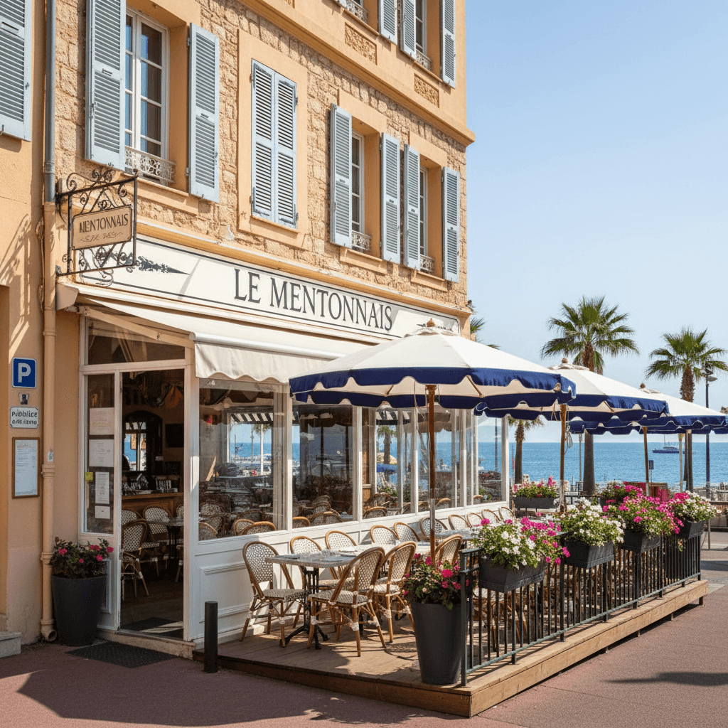 Restaurant 135m² à Menton : terrasse - licence IV - Image 1