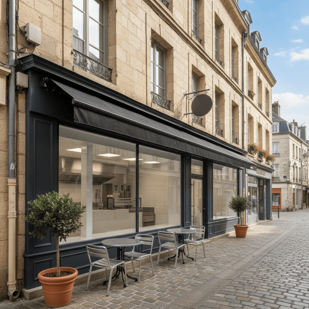 Fast-food 50m² à Rennes : climatisation - cuisine équipée
