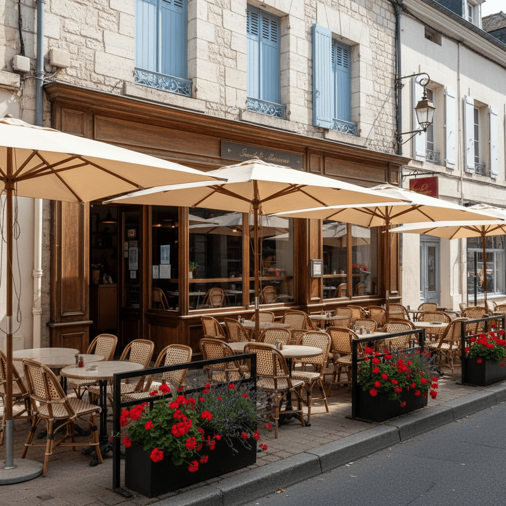 Restaurant à Auxerre : terrasse - licence IV - Image 1