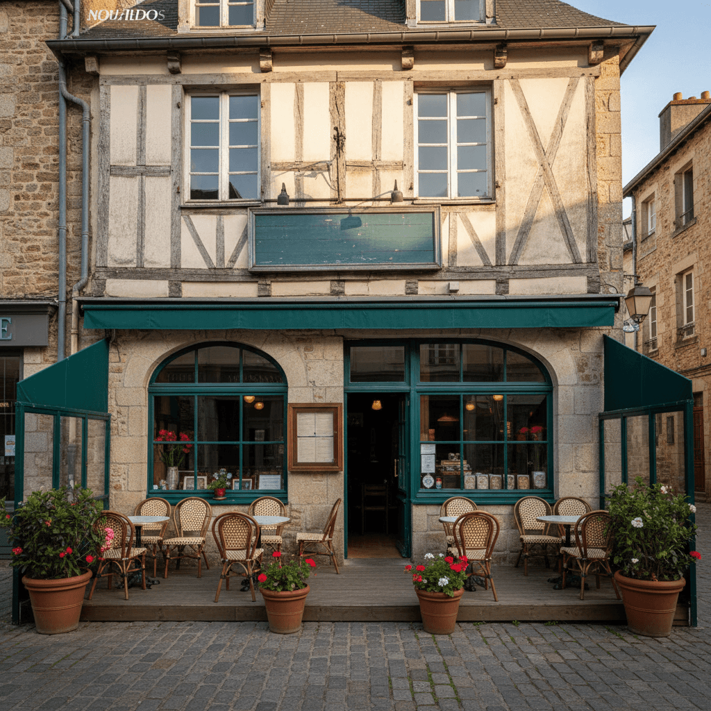 Restaurant 50m² à Vannes : terrasse - licence IV - Image 1