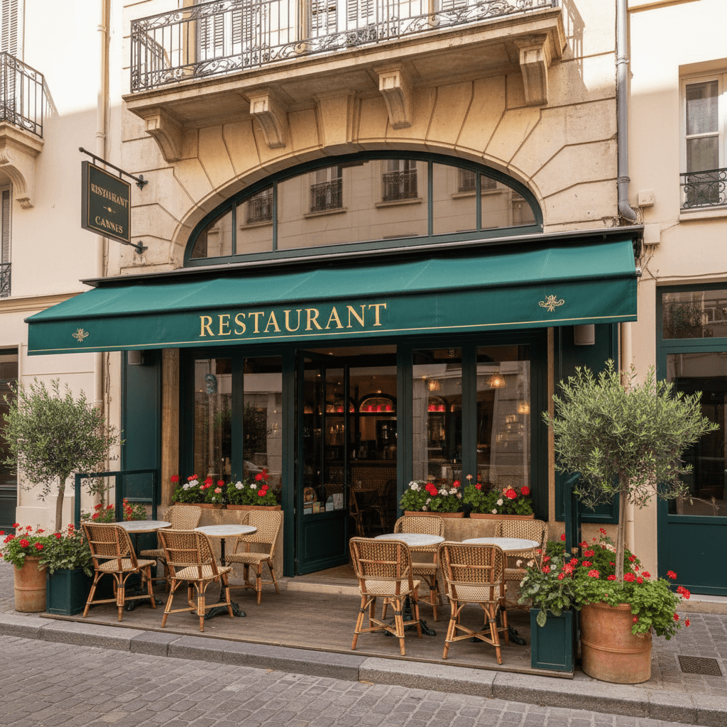 Restaurant à Cannes : terrasse - licence IV - Image 1