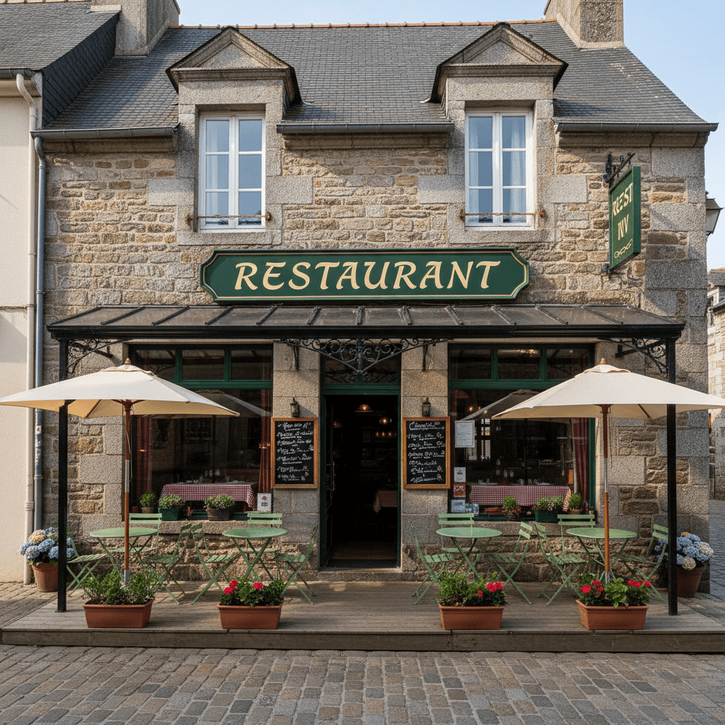 Restaurant à Vannes : terrasse - licence IV - Image 1
