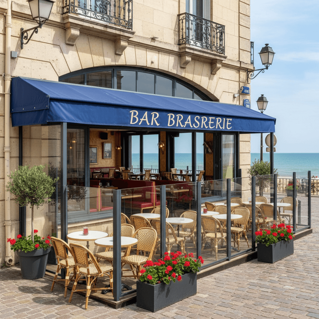 Bar-brasserie à La Roche-Sur-Yon : terrasse - licence IV - Image 1