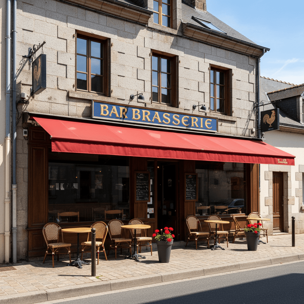 Bar-brasserie à Languedias : terrasse - licence IV - Image 1