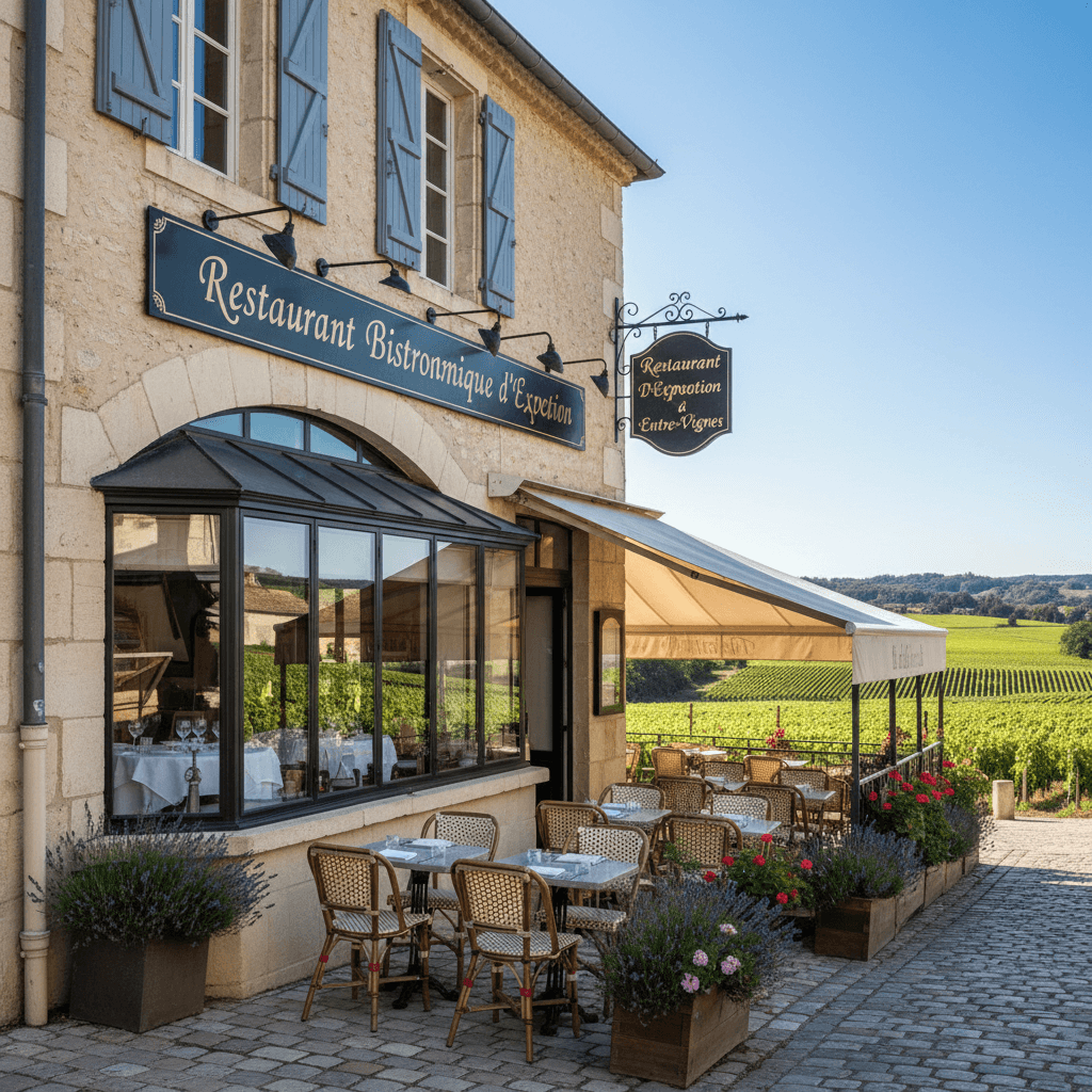 Restaurant à Entre-Vignes : extraction - Image 1