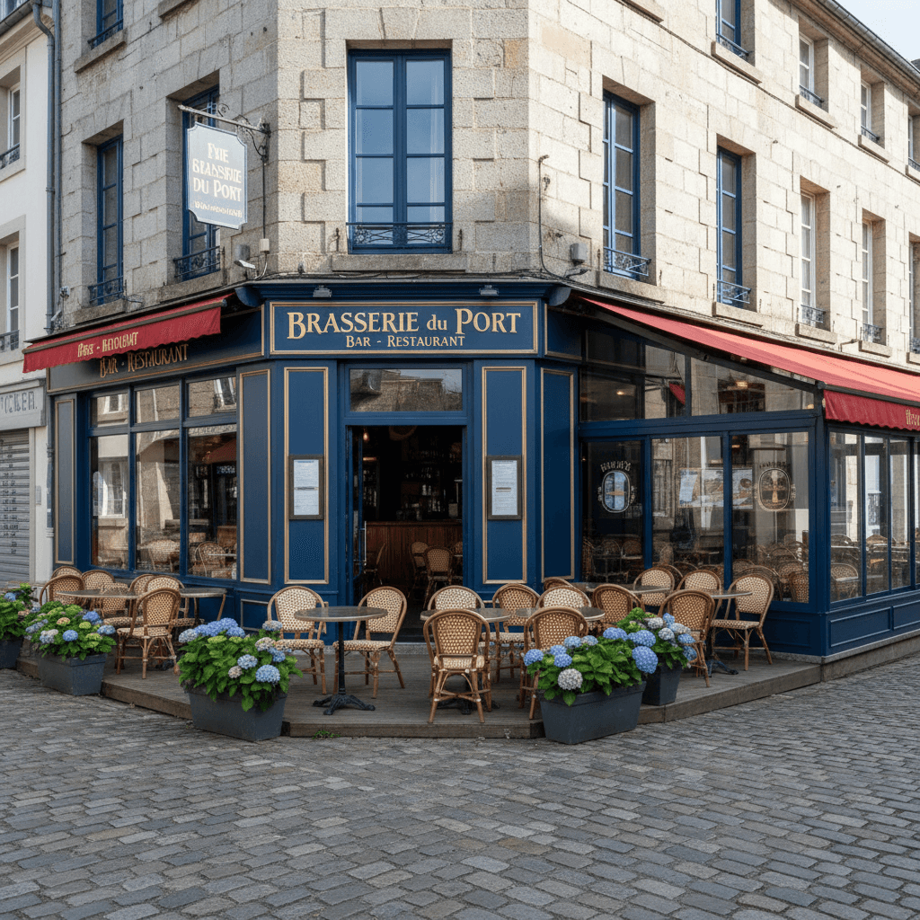 Bar-brasserie à Vannes : terrasse - licence IV - Image 1