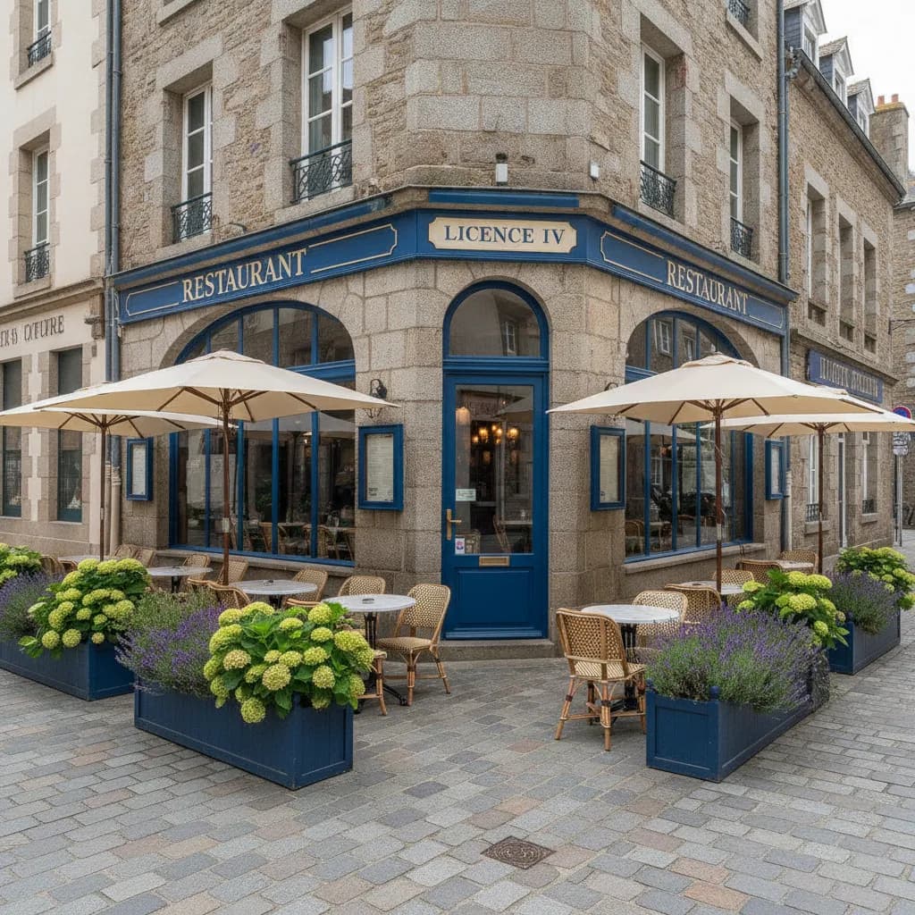 Restaurant à Saint-Malo : terrasse - licence IV - Image 1