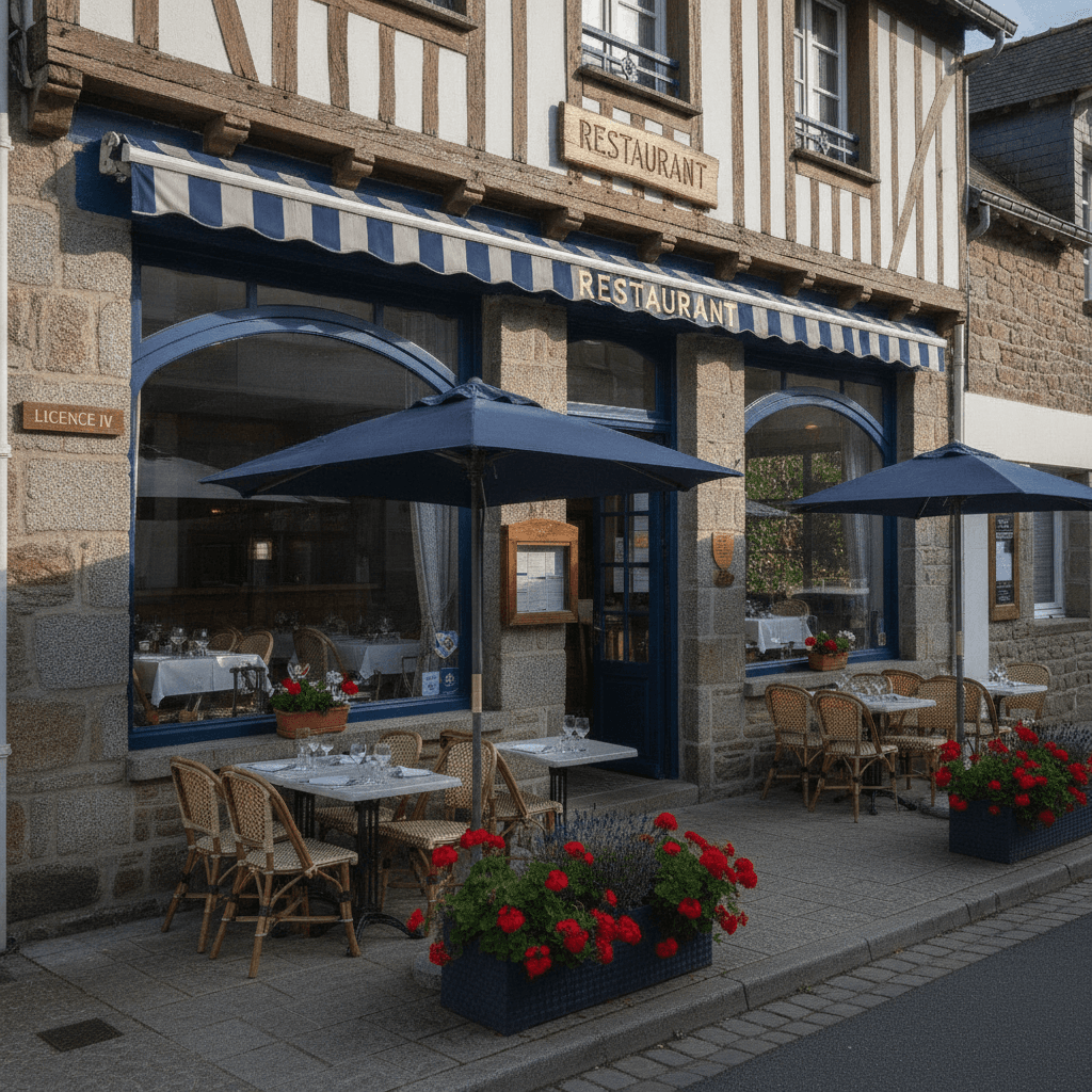 Restaurant 250m² à Trégunc : terrasse - licence IV - Image 1