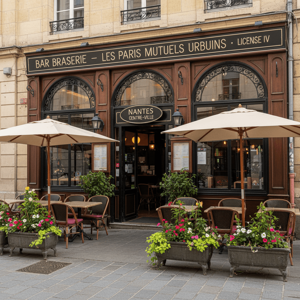 Bar-brasserie à Nantes : terrasse - licence IV