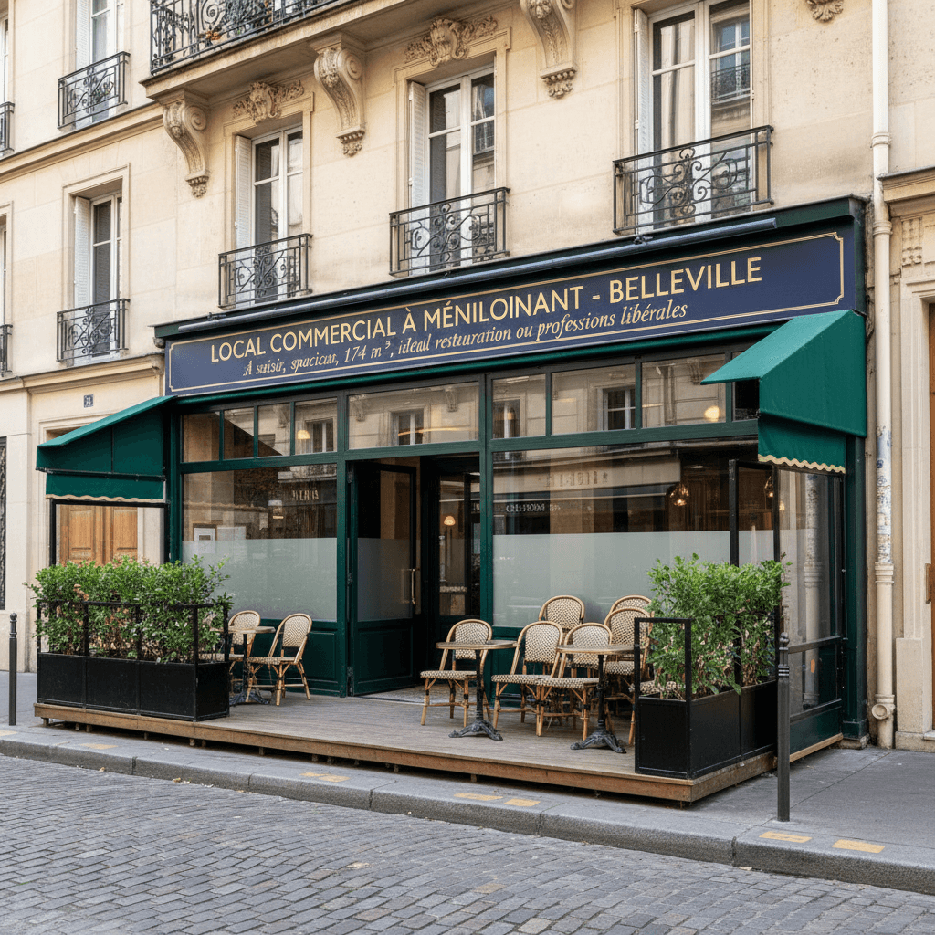 Local commercial à Ménilmontant - Belleville - Image 1