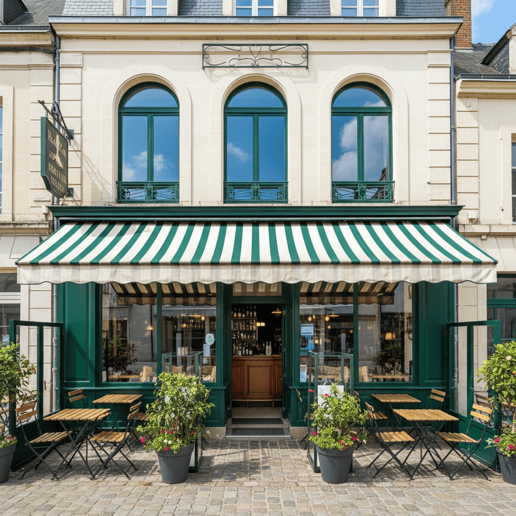 Bar-brasserie 80m² à Louviers : terrasse - licence IV