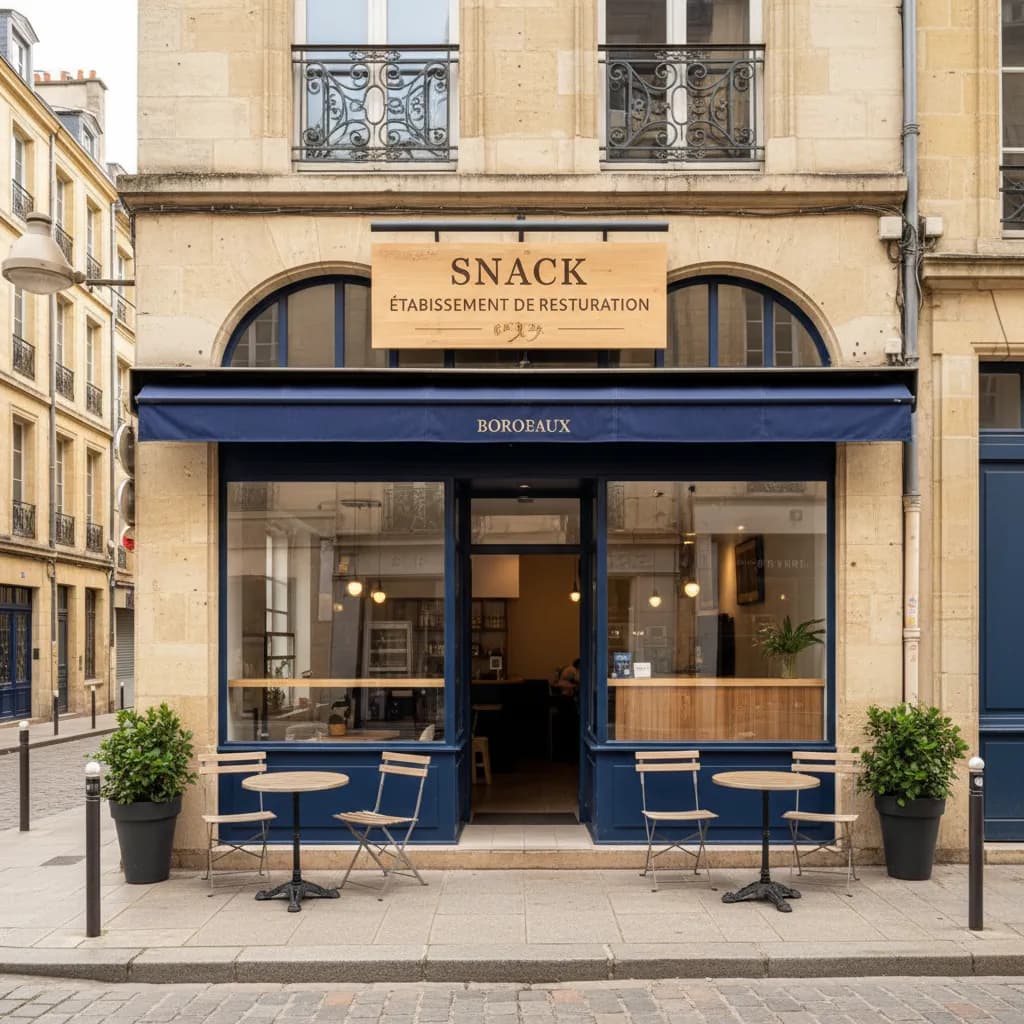 Snack 40m² à Bordeaux : extraction - Image 1