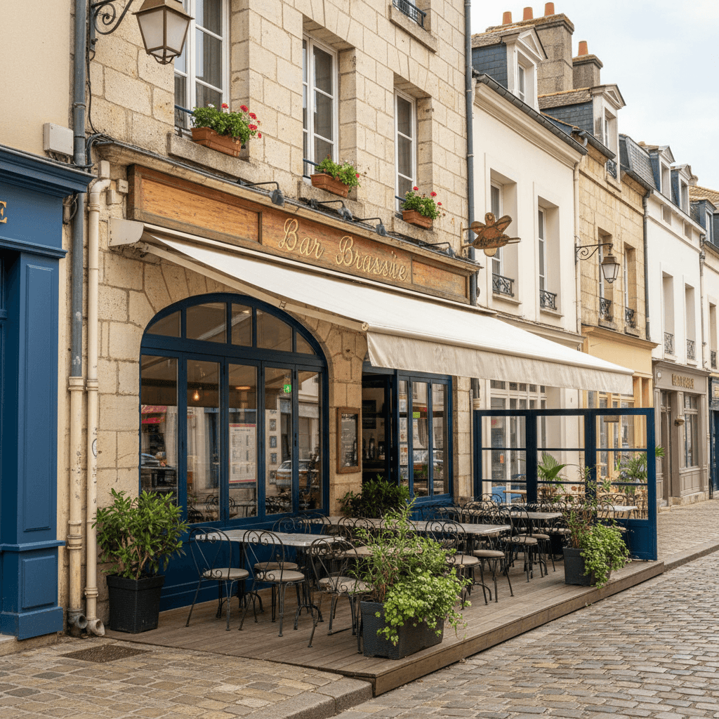 Bar-brasserie à La Rochelle : terrasse - licence IV - Image 1