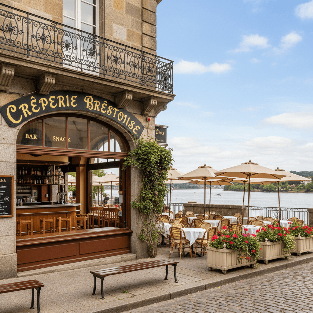Snack à Brest : terrasse - Image 1