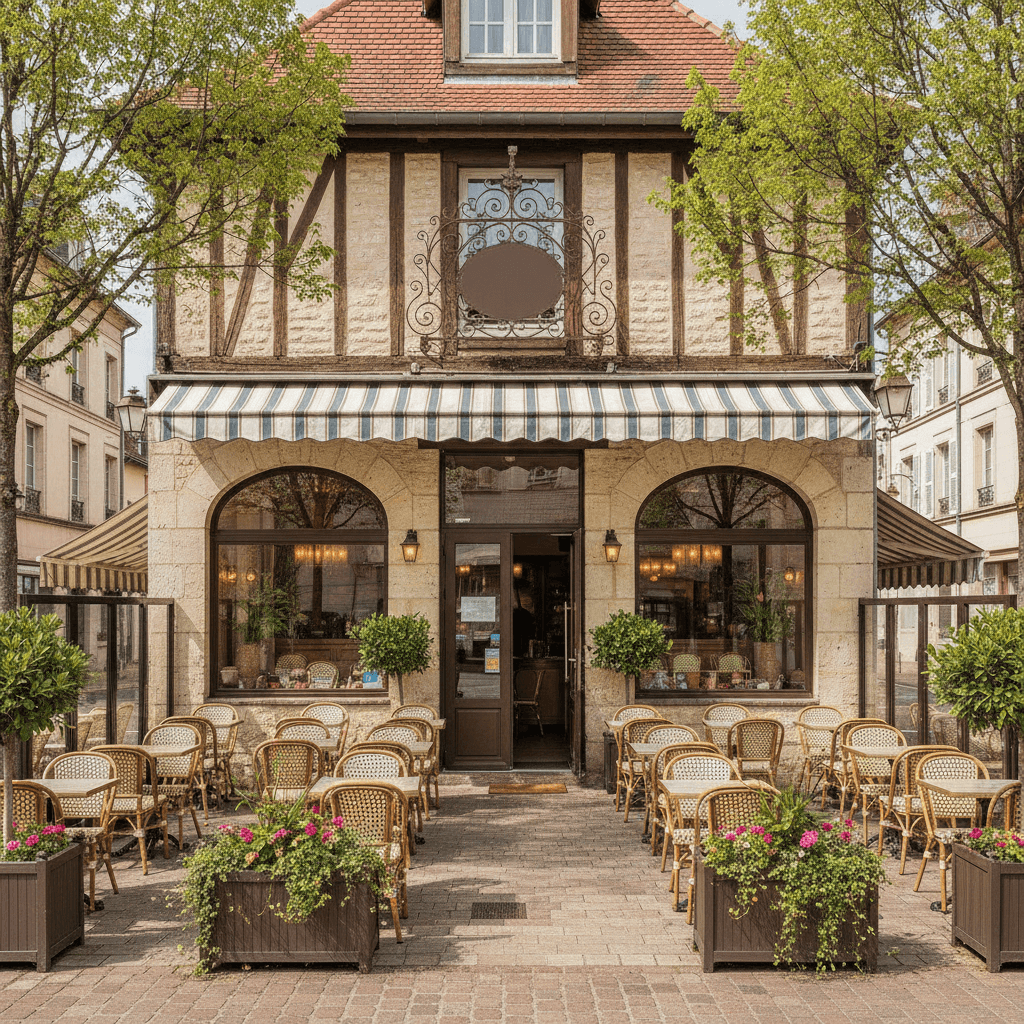 Restaurant 300m² à Limonest : terrasse - licence IV - Image 1