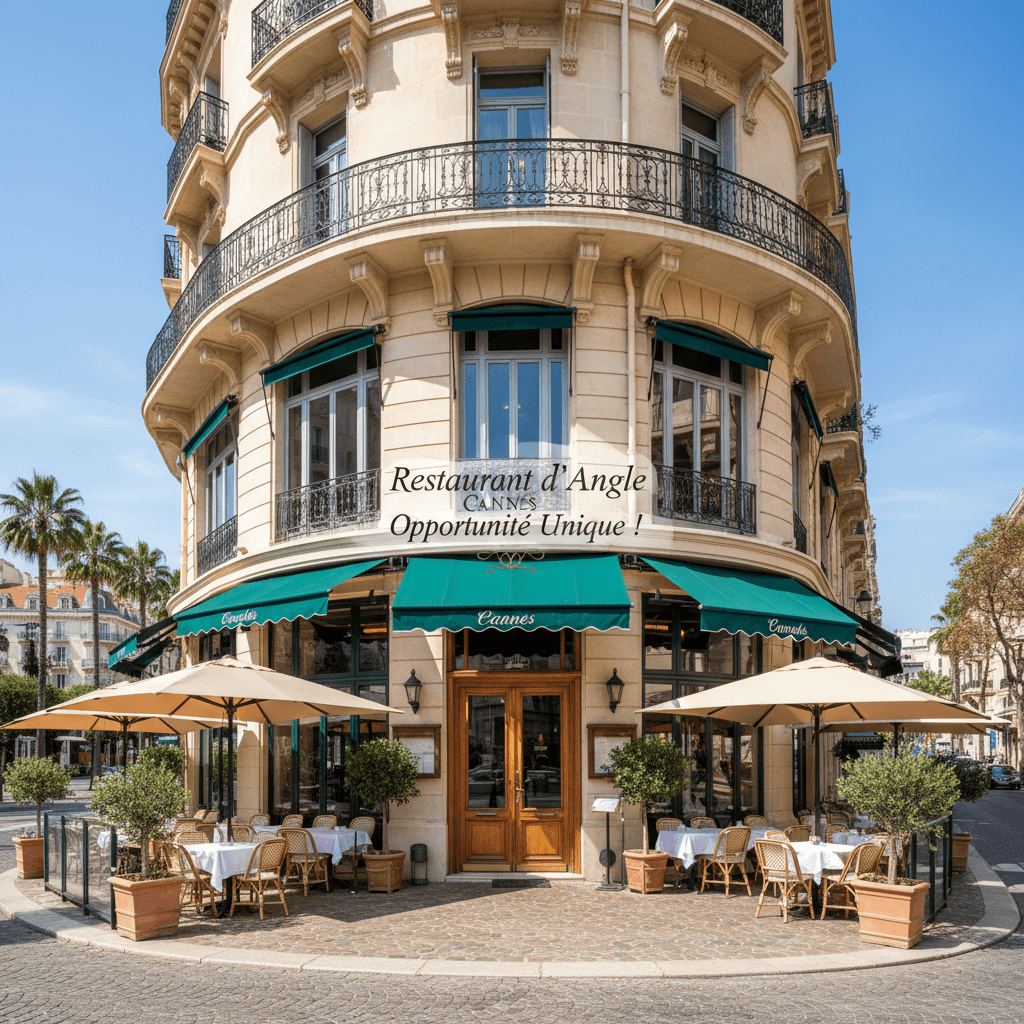Restaurant à Cannes : terrasse - licence IV - Image 1