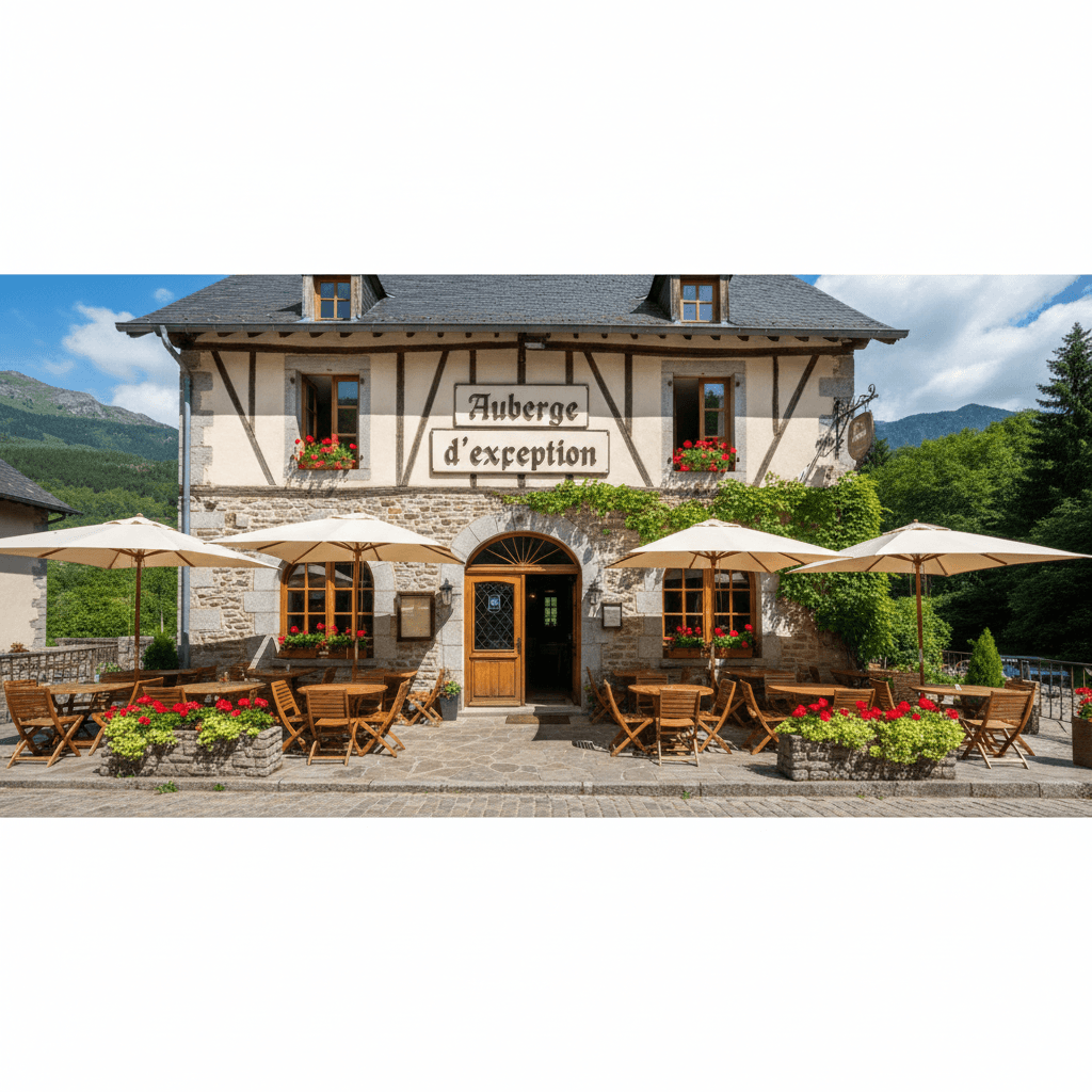 Restaurant 3020m² à Chambon-Sur-Lac : terrasse - licence IV - Image 1