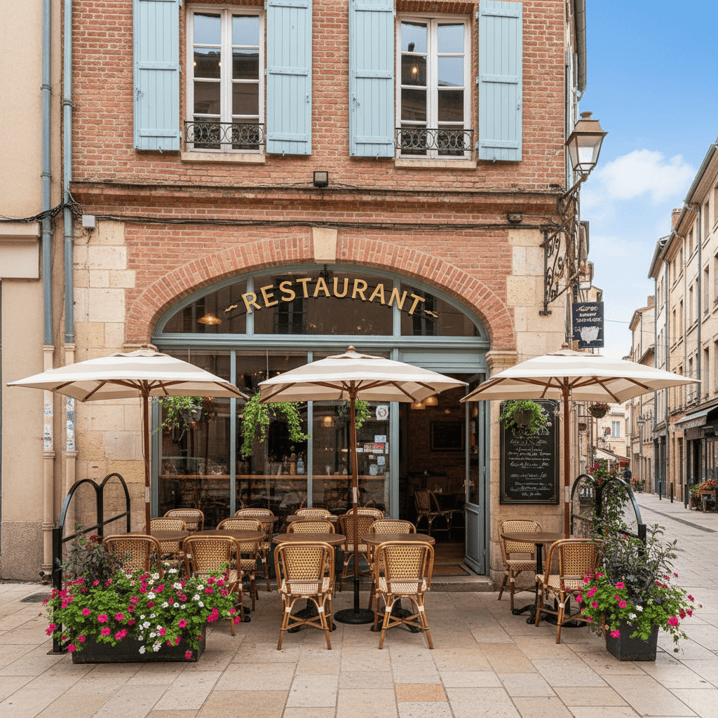 Restaurant 230m² à Toulouse : terrasse - licence IV - Image 1
