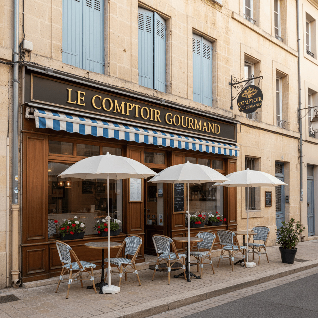 Fast-food 40m² à Montpellier : terrasse - Image 1