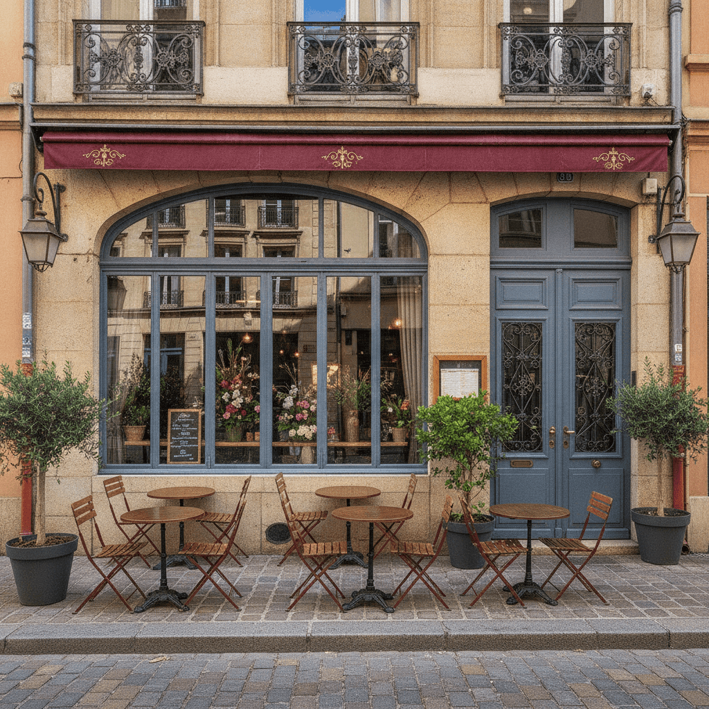 Restaurant 70m² à Lyon : terrasse - licence IV