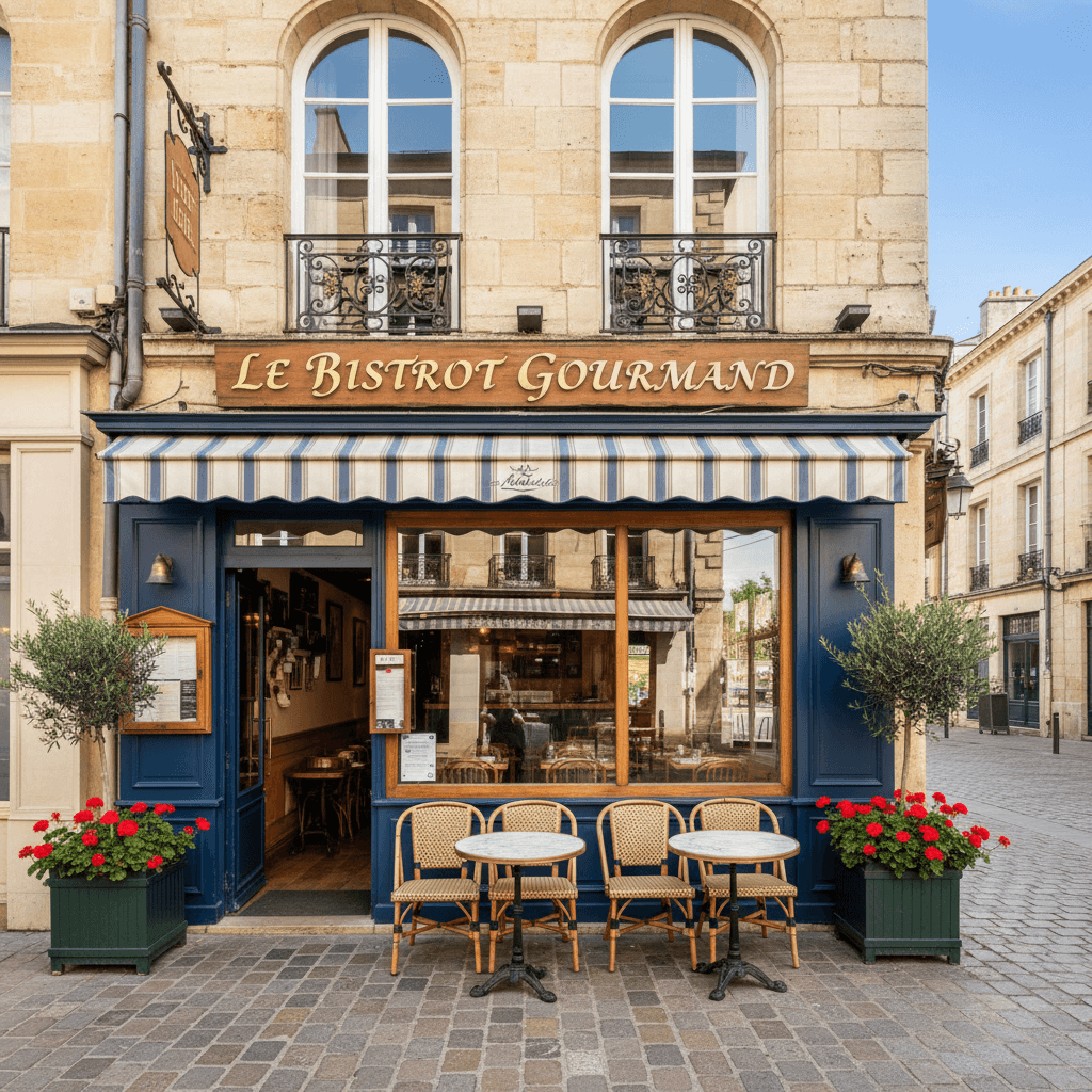 Restaurant 63m² à Bordeaux : terrasse - licence IV