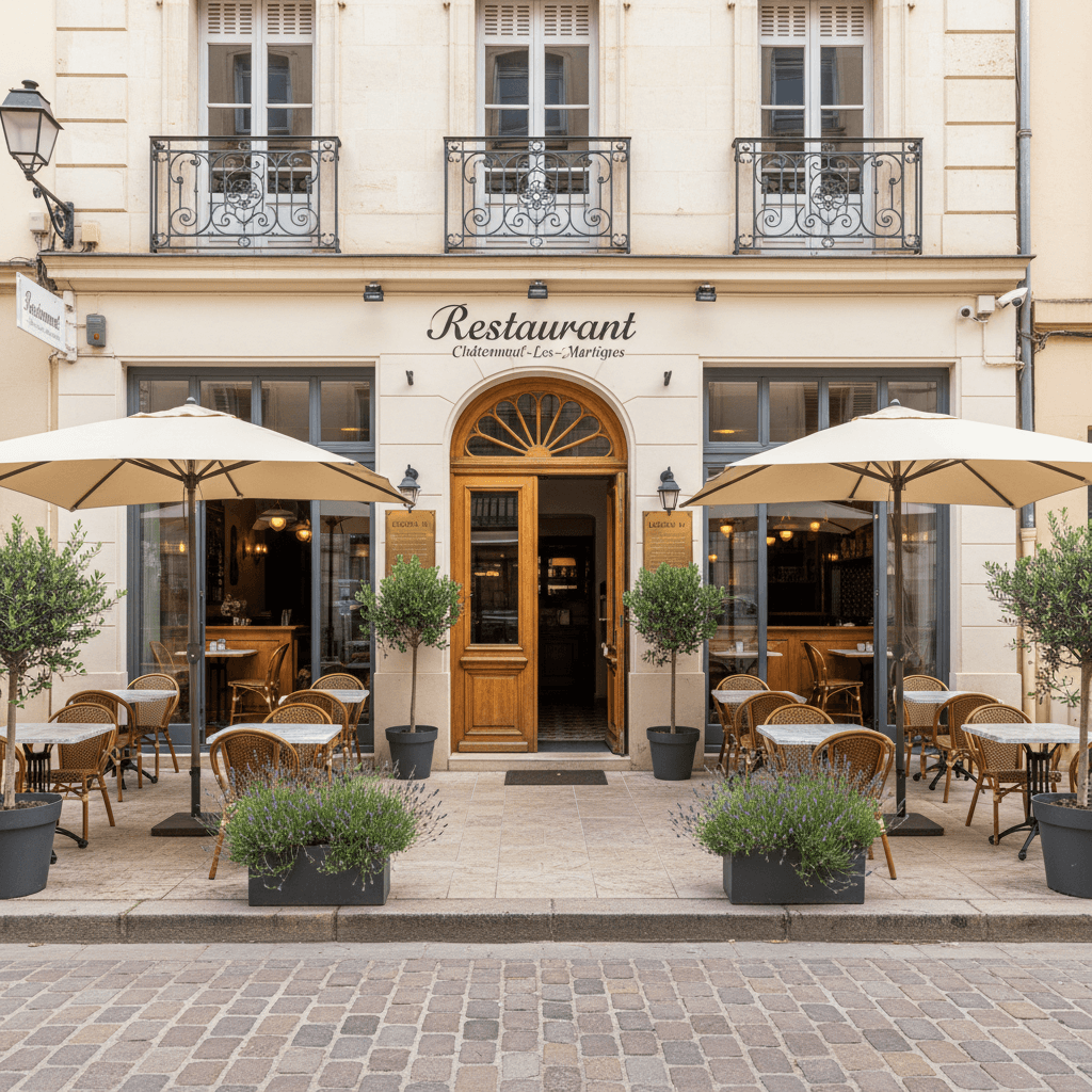 Restaurant 400m² à Châteauneuf-Les-Martigues : terrasse - licence IV - Image 1