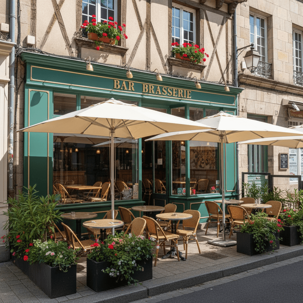Bar-brasserie à Rennes : terrasse - licence IV
