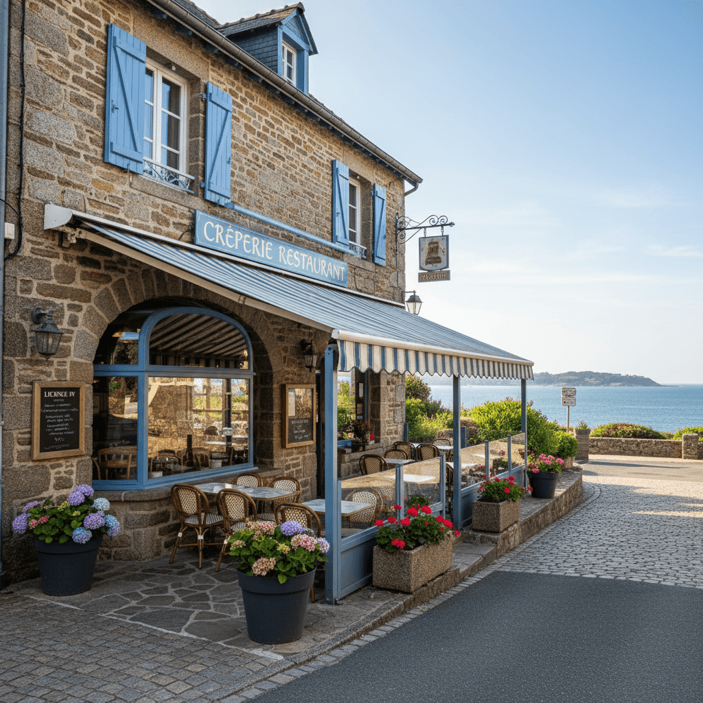 Restaurant à QUIMPER : terrasse - licence IV - Image 1