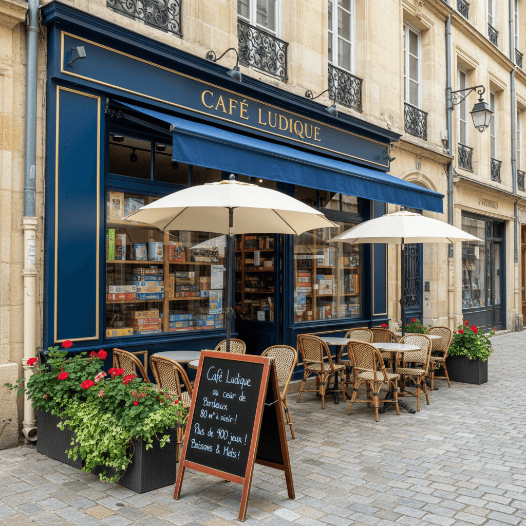 Bar-brasserie 80m² à Bordeaux : terrasse - licence IV